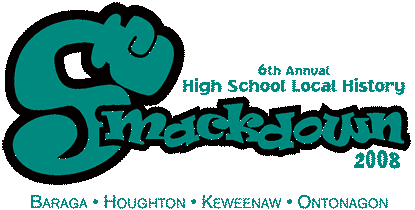 graphic: logo for the 2008 High School Local History Smackdown