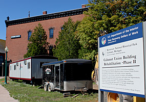 Union Building Construction Sign