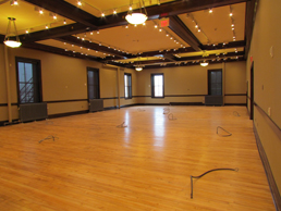 second floor exhibit hall