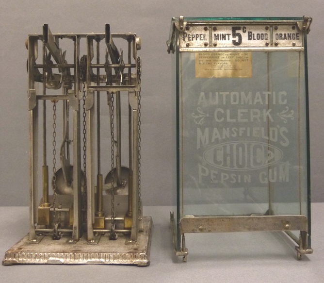 Gum machine after completed treatment. Gum machine after completed treatment.