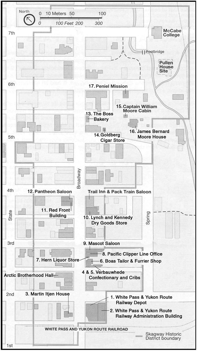 Map of Skagway Historic District