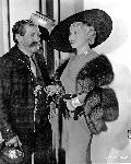 Black and White photos of man and women