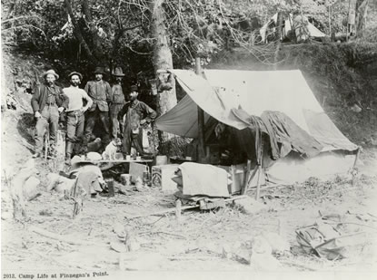 Historic Camp at Finnegan's Point