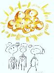 People thinking about gold