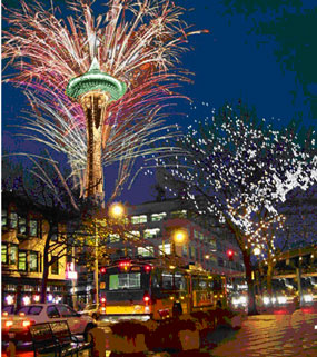 Holiday Lights in Seattle