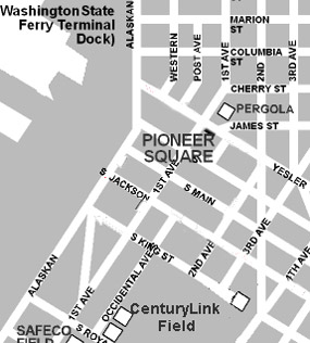 Frozen Pioneer Square