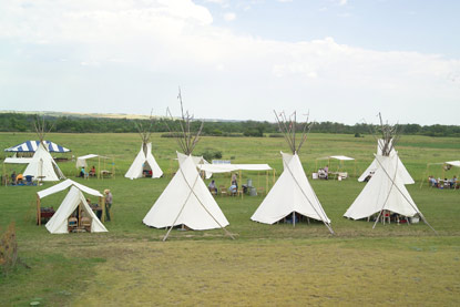Tipis at Culture Fest