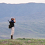 Image of hiker enjoying the landscape