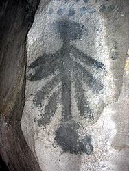Pictograph in Painted Cave