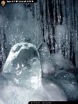Ice Formations in Crystal Ice Cave