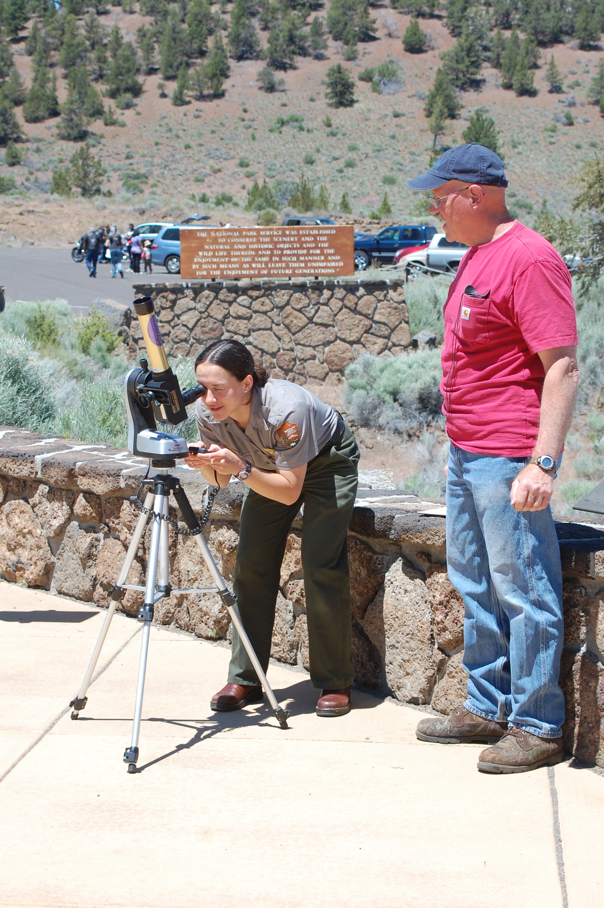 Observing the Sun with Volunteer Bobby Crabtree