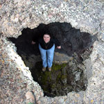 Exporing a cave...
