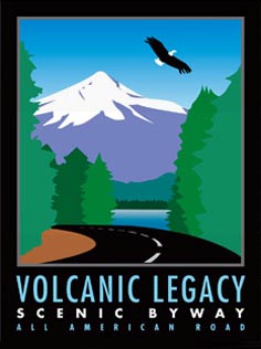 Valcanic Legacy Byway logo