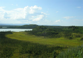 Prehistoric hunters looked over a landscape much different from ours.