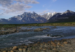 The Mulchatna River along the Telaquana Trail.