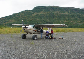 Most access to Lake Clark is by small plane.