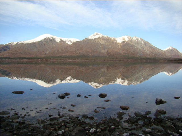 Leaning Moutain from Lower Twin Lake.