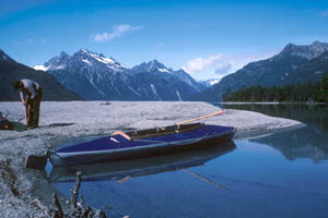 Rangers in Lake Clark National  Park and Preserve occasionally patrol by kayak.