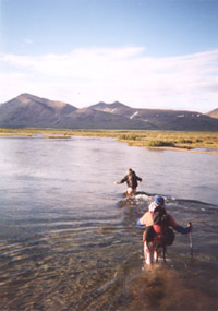 Plan ahead for river crossings.