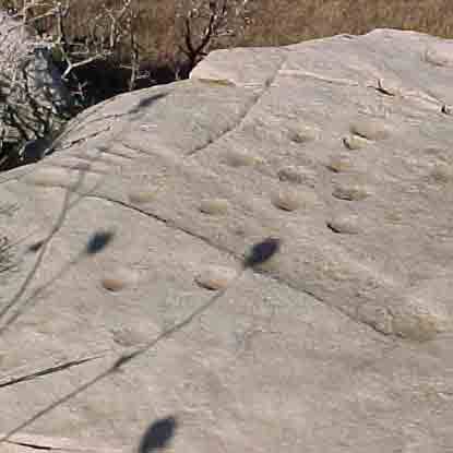 Footprint Petrogylph