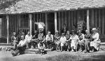 1924: guests on the front porch of the lodge