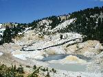 Lassen NP: See hissing fumaroles, bubbling mudpots
