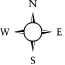 picture of directional compass