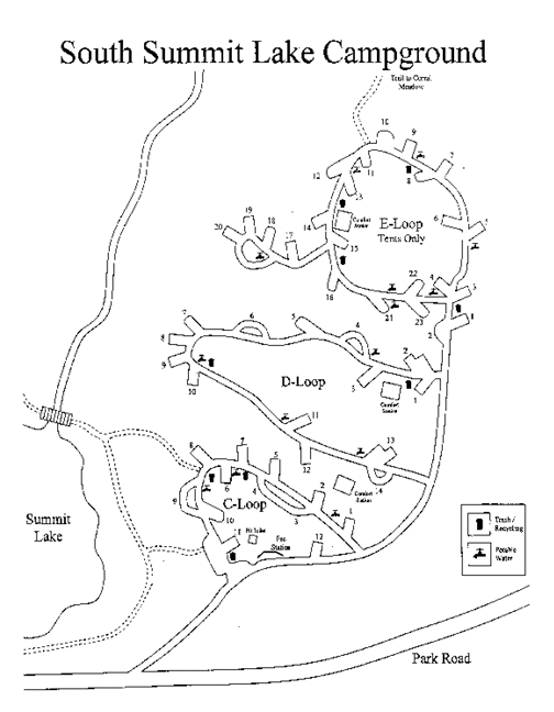 Summit Lake Campground Lassen Volcanic National Park (U.S. National