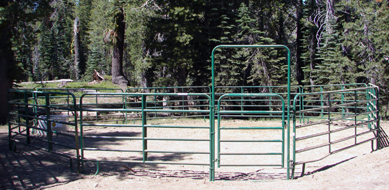 Summit Lake stock corral