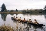 Canoe Paddling at Netul Landing