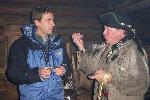 Reenactors at Fort Clatsop