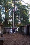 Flag Raising at Fort Clatsop