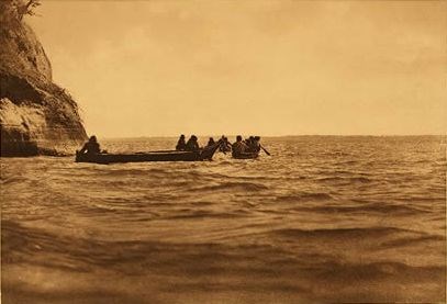 The Lower Columbia Photograph by Edward S. Curtis, 1910