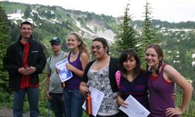 Youth Conservation Corps Students at Mount Rainier National Park