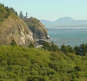 Cape Disappointment Light, as viewed from McKenzie Head
