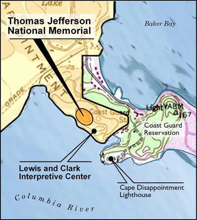 Jefferson Memorial Map
