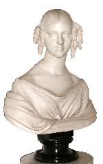 Marble bust of Frances Appleton
by Lorenzo Bartolini
1836