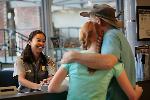 Ranger at Visitor Center