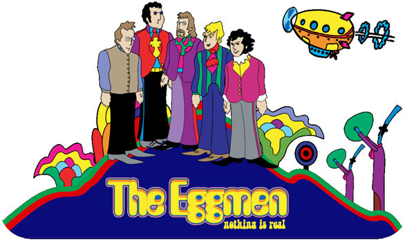 The Eggmen musical group logo