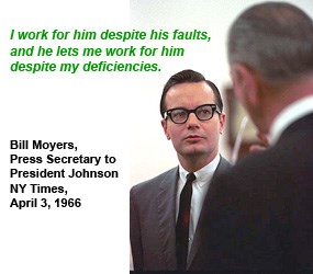 Bill Moyers, President Johnson's Press Secretary: