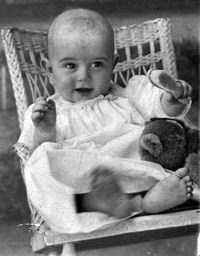 Lyndon Johnson at 6 months old.