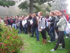 WUHS 9th grade visit to Marsh-Billings-Rockefeller NHP