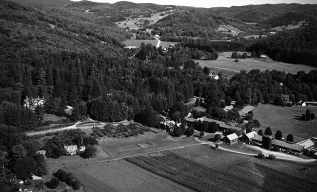 Aerial Photo Mt Tom & BFM 100 years later