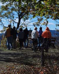 Hikers on Mt Tom