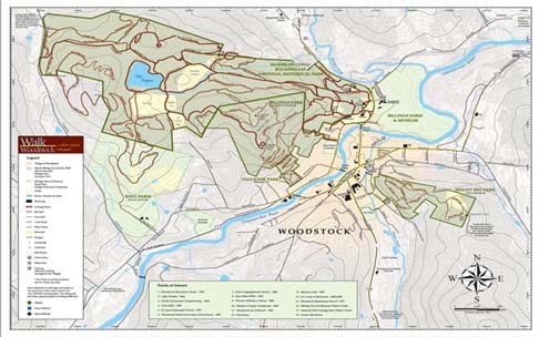 Walk Woodstock Map