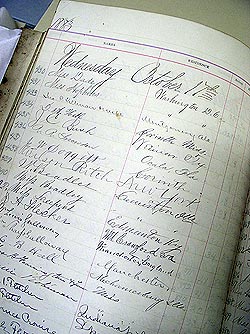 Mammoth Cave Hotel Register, 1883