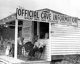 Capper Shack on the road to Mammoth Cave, circa 1920