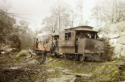 Historic railroad engine