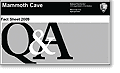 Mammoth Cave NP Fact Sheet Brochure