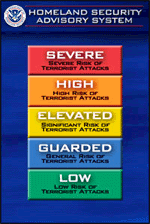 Homeland Security Advisory System Scale